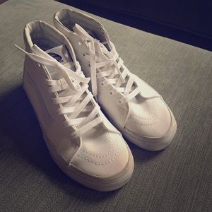 Vans Old Skool White High Tops